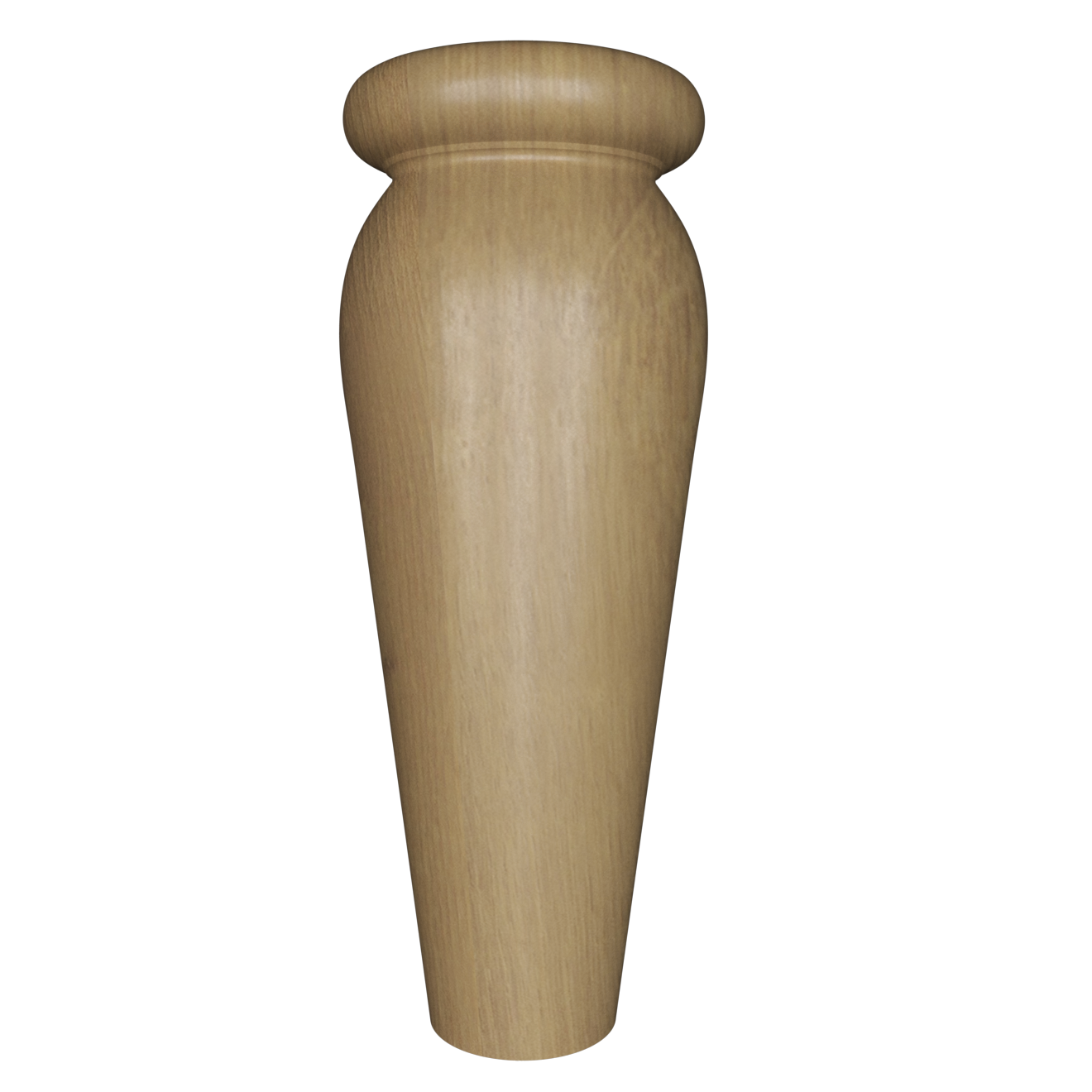 Ніжка для меблів дерев'яна N150-15 з різьбленням Дуб Ясень (25590888)