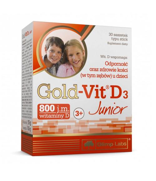 Вітамін D для спорту Olimp Nutrition Gold Vit D3 junior 30 sachet Raspberry