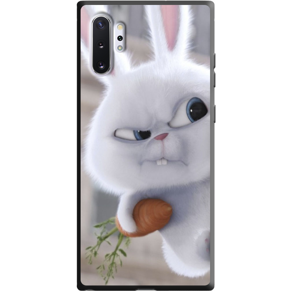 Чохол Boxface Samsung N975 Galaxy Note 10 Plus Rabbit Snowball Чорний силікон (37686-up1116-38700)
