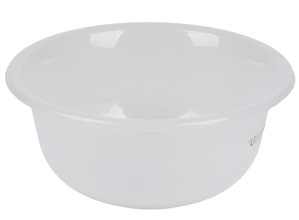 Миска кругла пластикова 5 л 31,5x10,7 см White (31591)