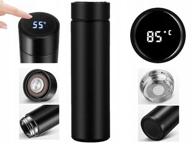 Термос Unique с дисплеем 500 мл Черный (MX-00007310T) - фото 2