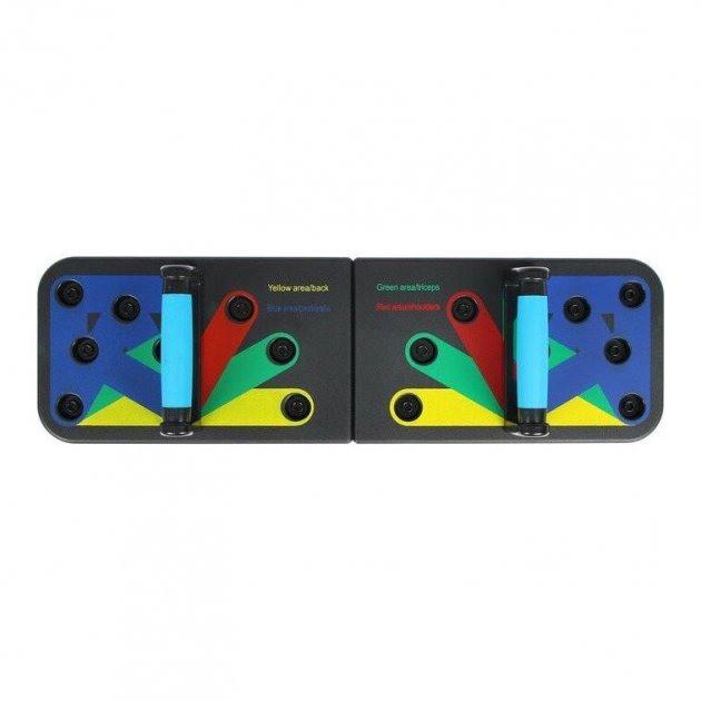 Доска для отжиманий Push Up Rack Board с упорами разным хватом Доска для отжиманий Push Up Rack Board с упорами разным хватом