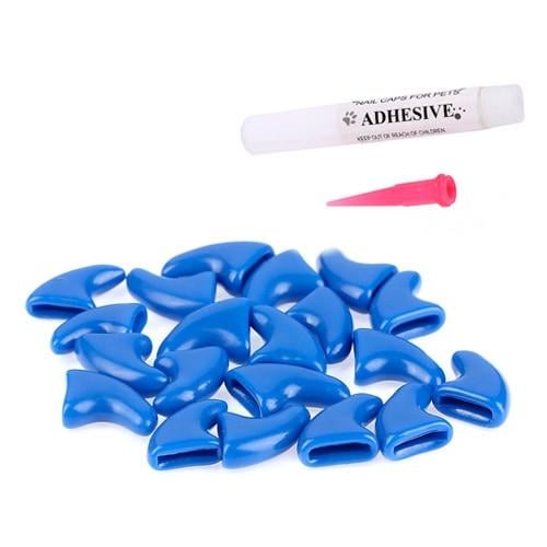 Ковпачки для кігтів котів накладні S 2,5-4 кг (318279) Ковпачки для кігтів котів накладні S 2,5-4 кг (318279)