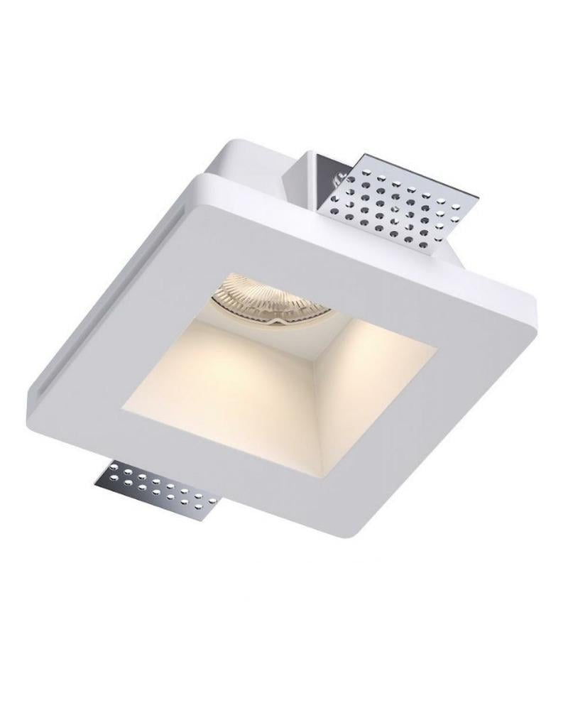 Точечный светильник Kloodi KD-GIPS SQ120 H60 GU10 10W IP20 Белый (36693290)