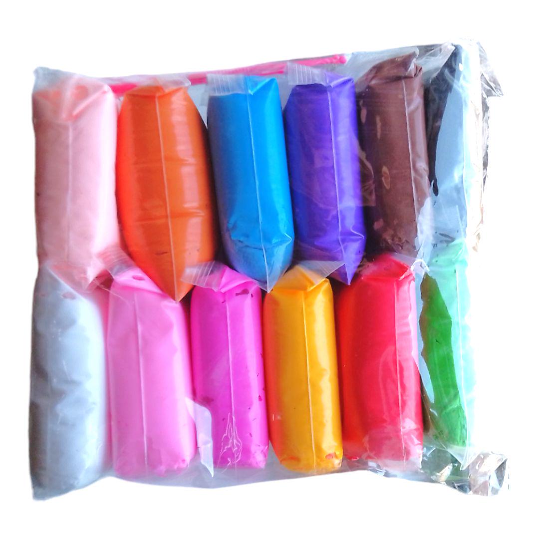 Пластилин воздушный Super Clay 12 цветов по 30 г (242369)