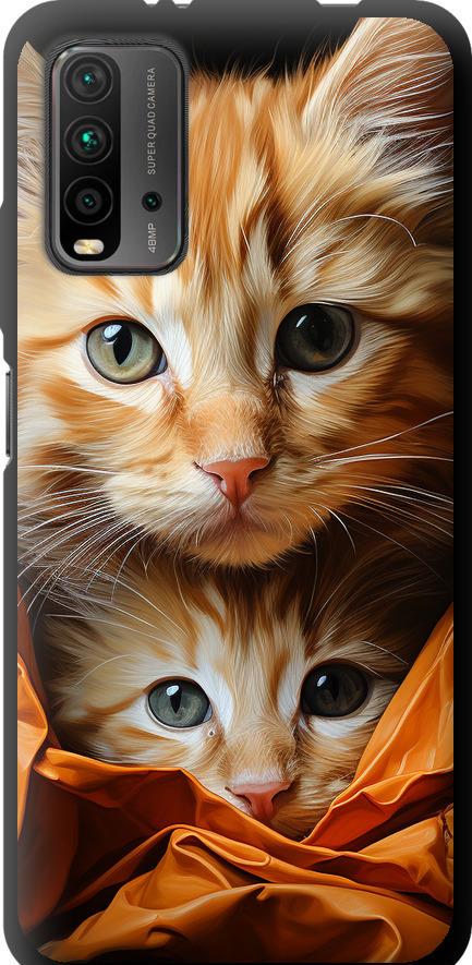 Чехол на Xiaomi Redmi 9T Котики 2 (5664b-2257-42517) Чехол на Xiaomi Redmi 9T Котики 2 (5664b-2257-42517)