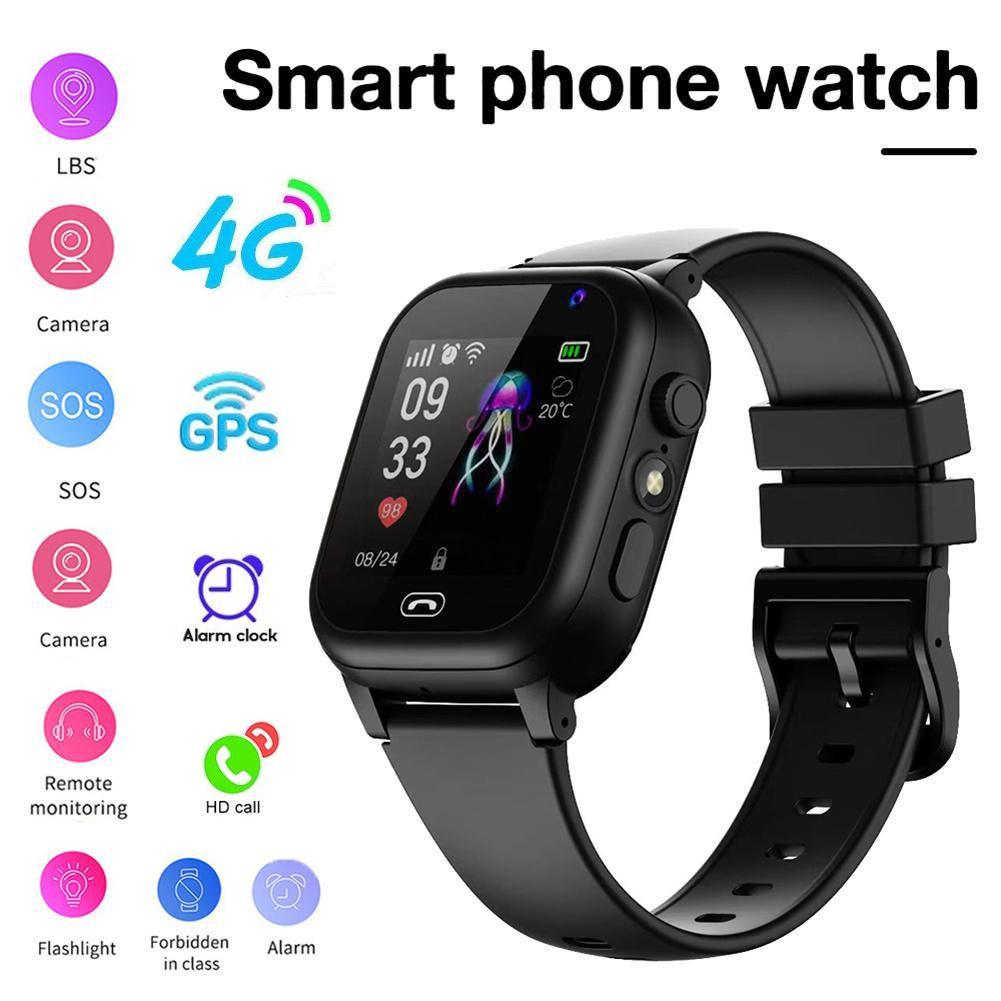 Смарт-часы наручные детские Q15 с функцией звонка 4G и GPS Black (16417) - фото 2