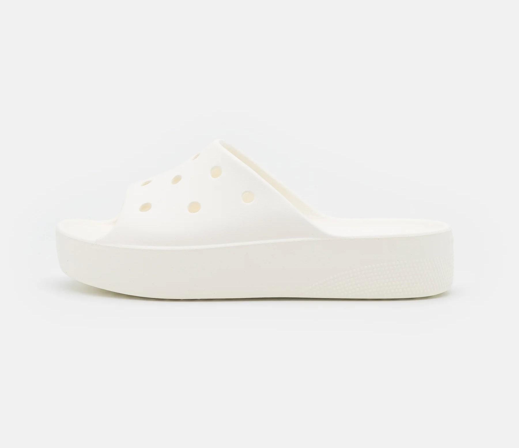 Шльопанці слайди Crocs Classic Platform р. W8/EUR 38-39 White (13813154) - фото 7