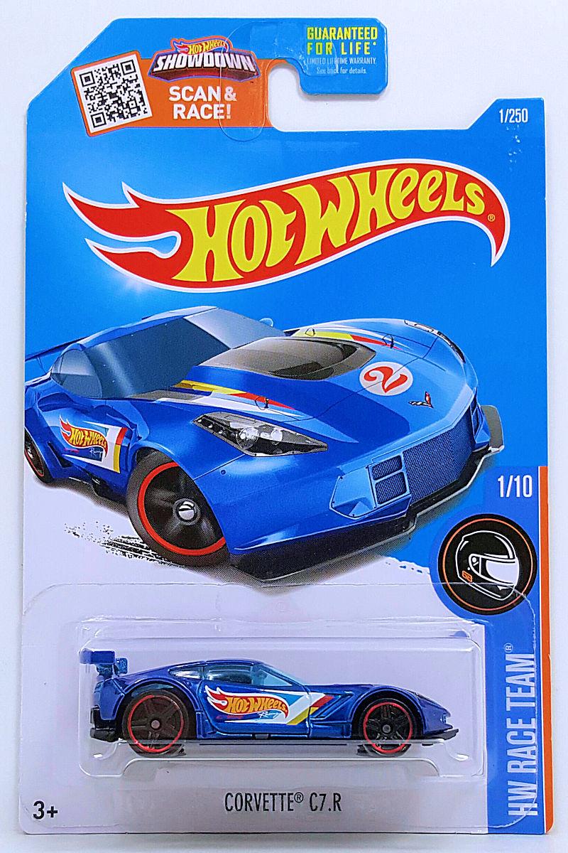 Игрушечная машинка Hot Wheels Corvette C7.R 2016 Race Team​ №001 (DHP37)