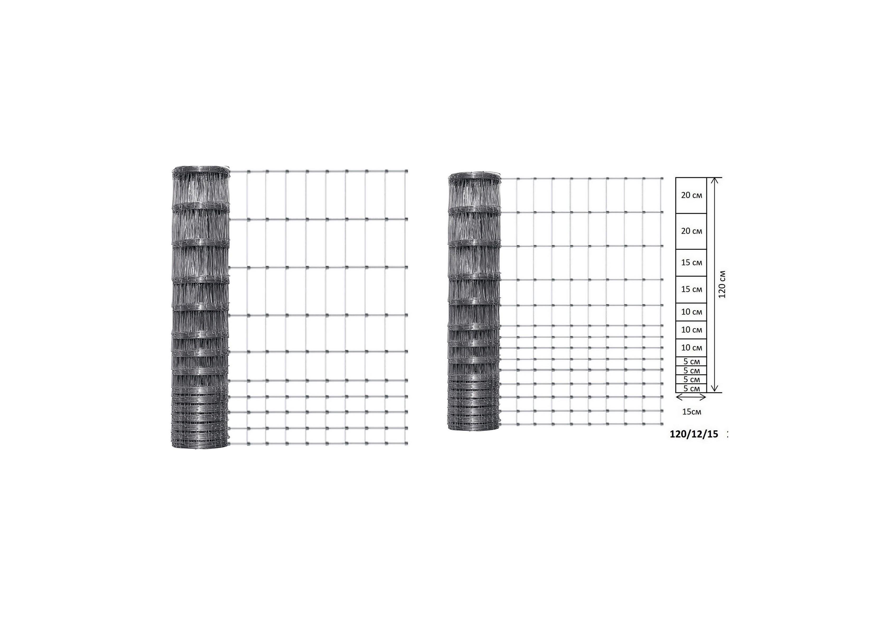 Сітка-рабиця шарнірна оцинкована 1,2x50 м (10176250) - фото 2