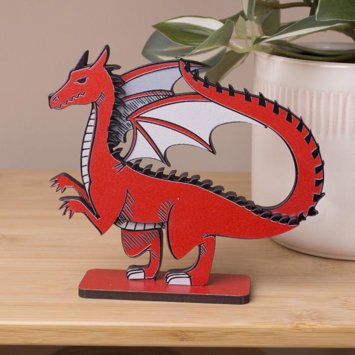 Фигурка Дракон новогодний Красный (3563-8)