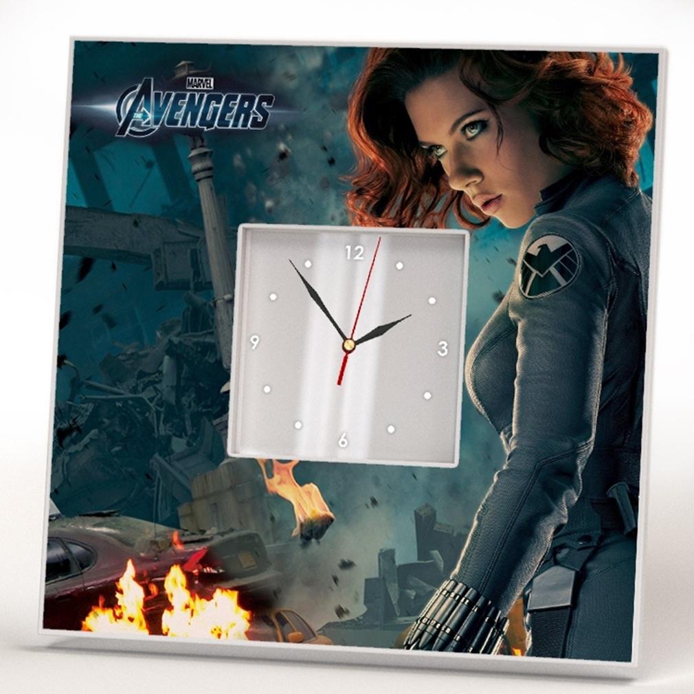 Часы с фото Avengers Marvel 260x260 мм (C00853)