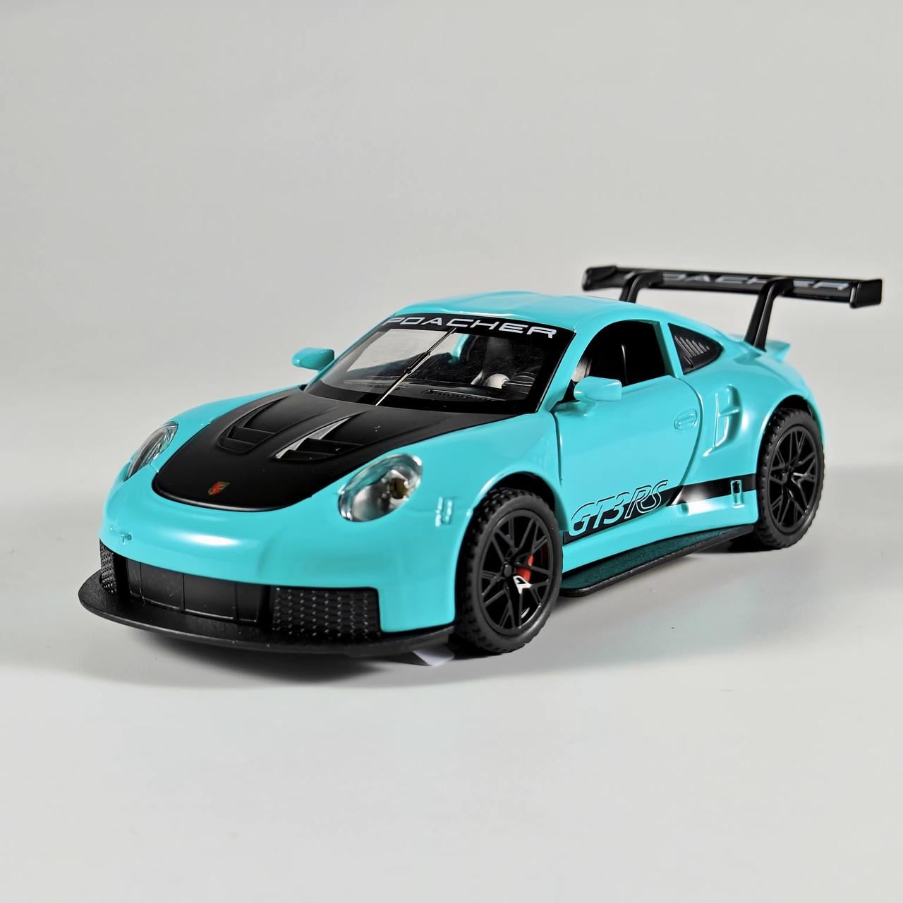 Масштабна модель автомобіля Porsche 911 GT3 RS високодеталізована 1:32 на батарейках (1550)