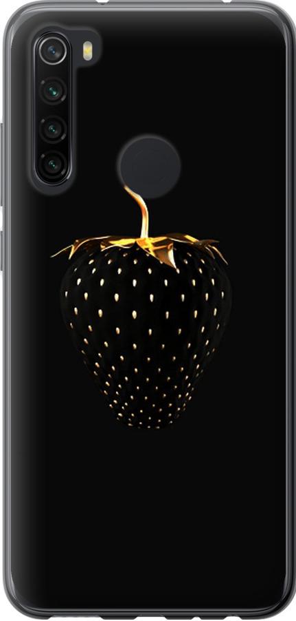 Чехол на Xiaomi Redmi Note 8 Черная клубника (3585u-1787-42517)