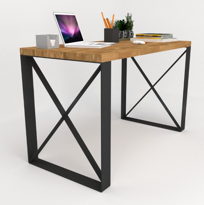 Cтол EcoLoft IN-2031 Лофт 130х60 см Коричневый (23054982) Cтол EcoLoft IN-2031 Лофт 130х60 см Коричневый (23054982)