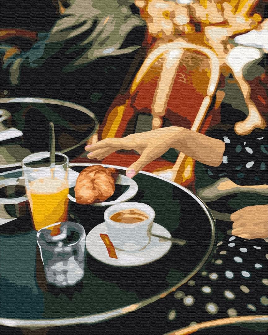 Картина по номерам Brushme Французский завтрак 40x50 см (BS52631)