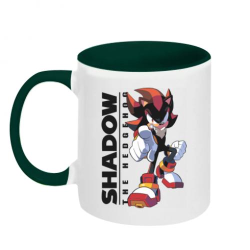 Чашка двухцветная Shadow the Hedgehog Соник 320 мл Бело-зеленый (18054378-30-205341)