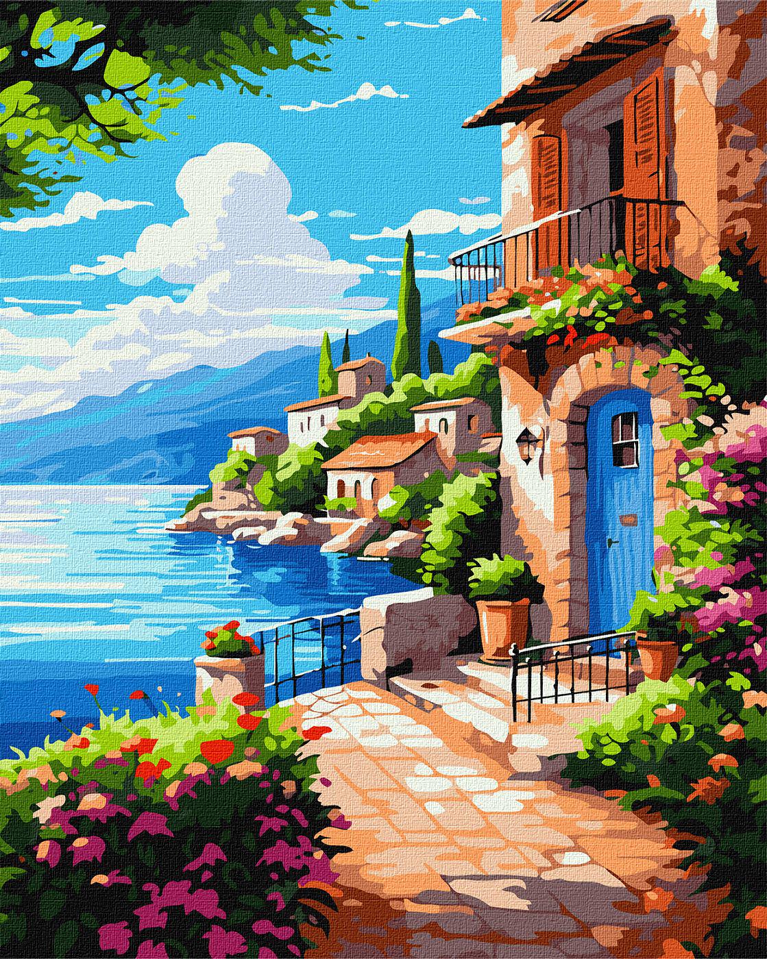 Картина по номерам Идейка Спокойствие у волн 40x50 см (Id-KHO2791)