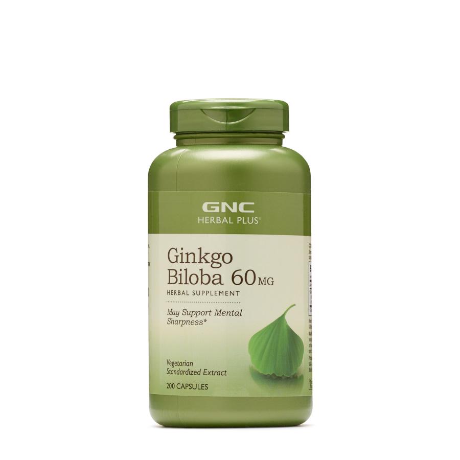 Натуральная добавка GNC Herbal Plus Ginkgo Biloba 60 мг 200 капс. (6751)