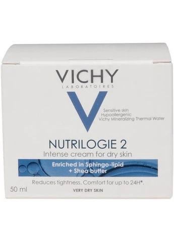 Крем для сухої та дуже сухої шкіри Vichy Nutrilogie 2 50 мл Крем для сухої та дуже сухої шкіри Vichy Nutrilogie 2 50 мл