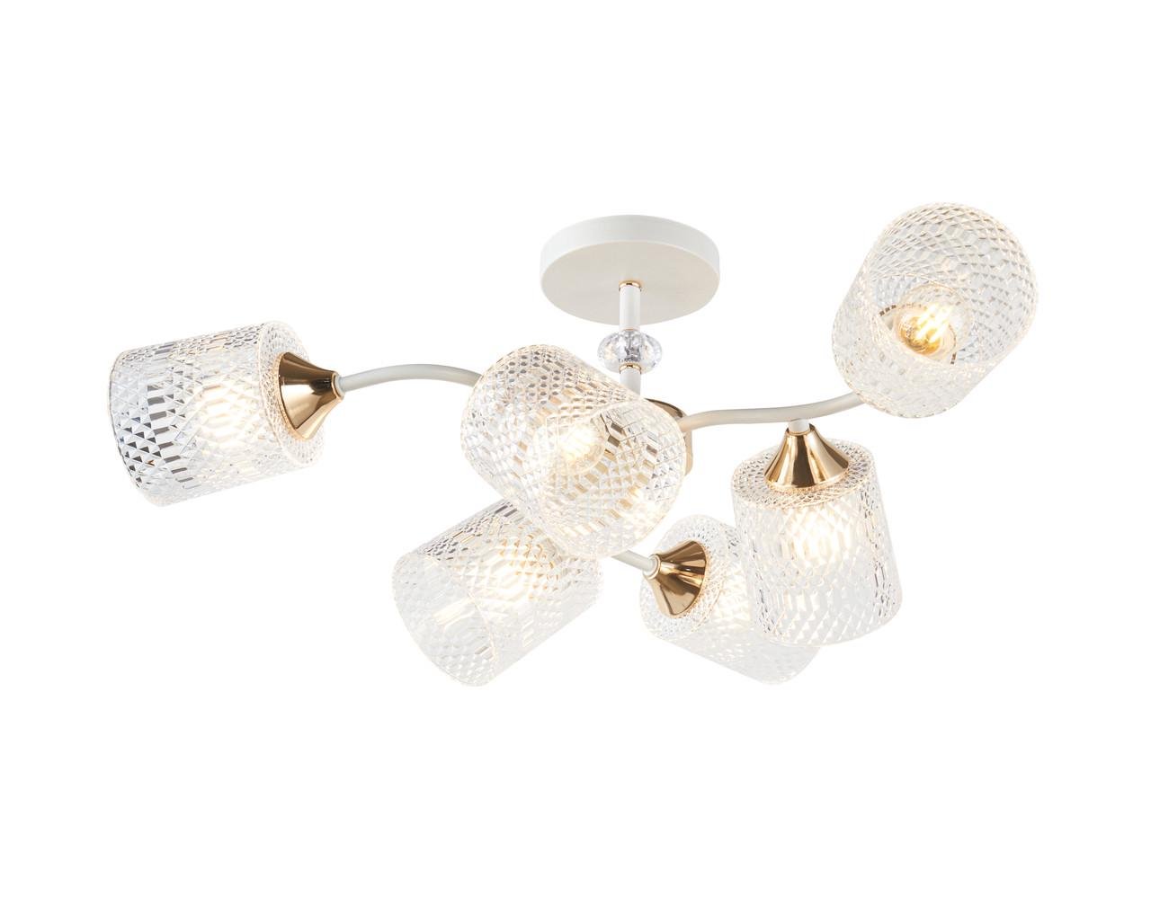 Декоративная люстра Valeso на 4 плафона Белый (196352/6)