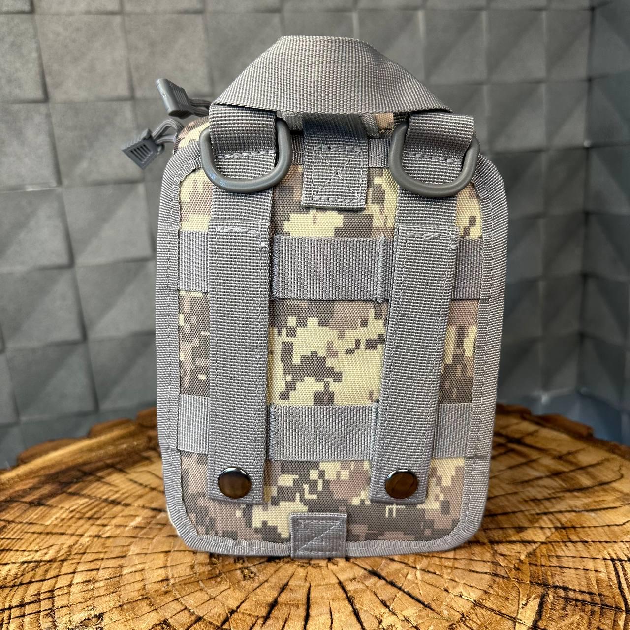 Подсумок для аптечки быстрого сброса стандарт НАТО Пиксель - фото 10 Подсумок для аптечки быстрого сброса стандарт НАТО Пиксель - фото 10