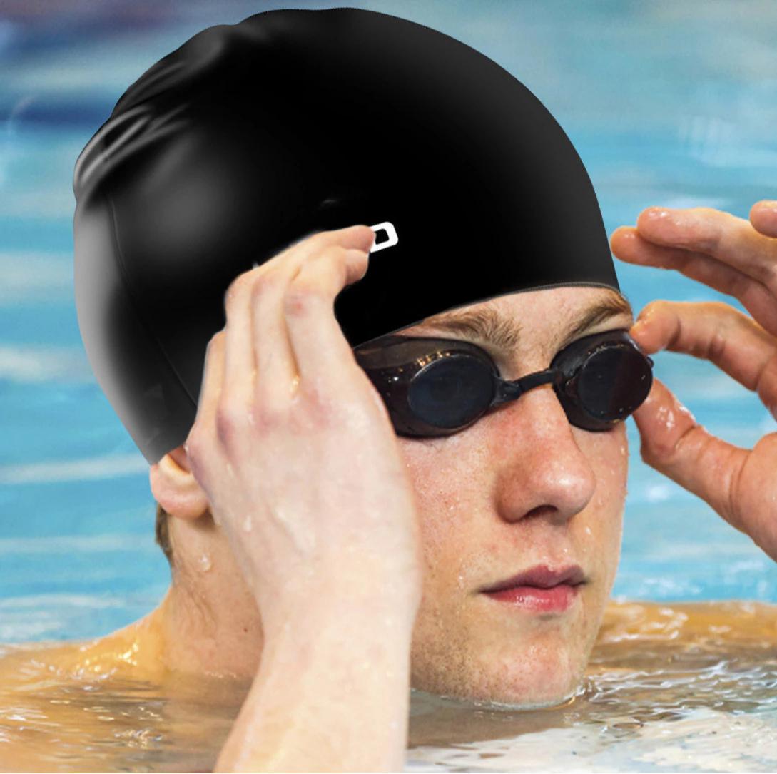 Шапочка для плавання 11746 S 50 Чорний (4570580) - фото 4