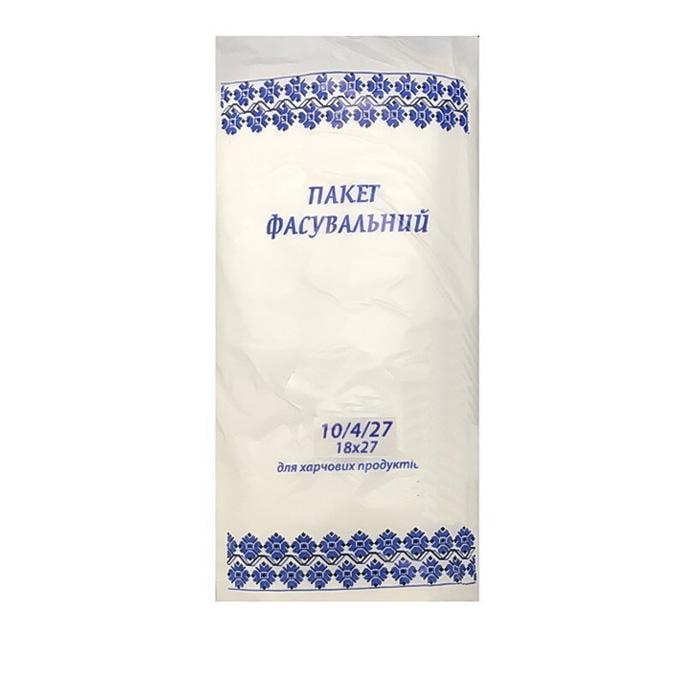 Пакети фасувальні Вишиванка 10х27 см 600 шт. 10 упак. Синій (0396)