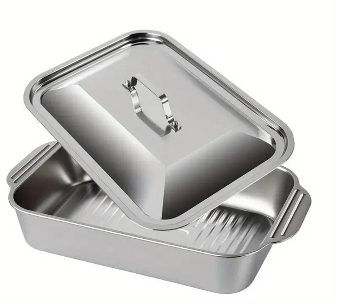 Форма для запекания с крышкой 4,2 л (2525160218) - фото 1 Форма для запекания с крышкой 4,2 л (2525160218) - фото 1