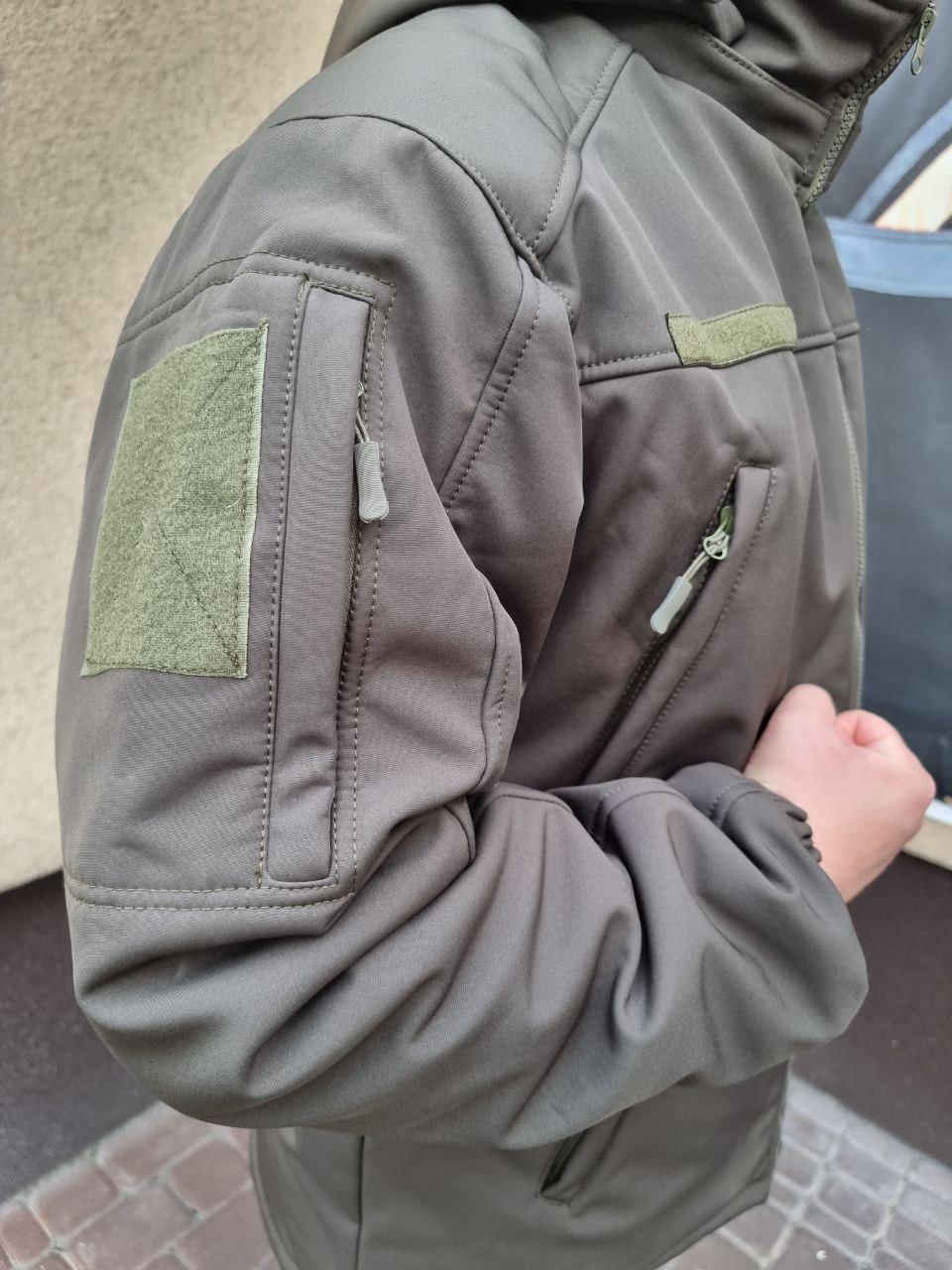 Зимняя куртка Hardshell XL Олива (MR56324) - фото 2 Зимняя куртка Hardshell XL Олива (MR56324) - фото 2