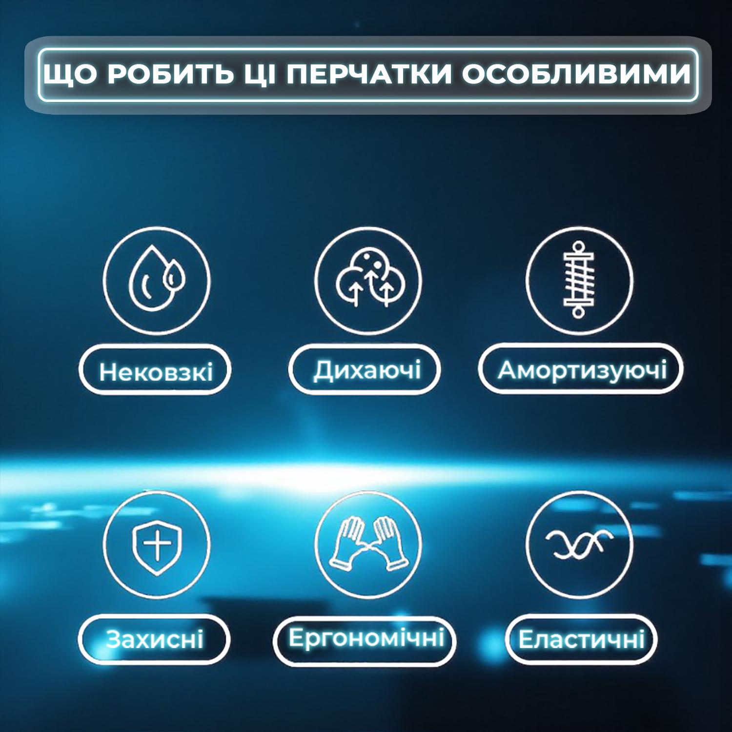 Перчатки для спорта без пальцев Univerza нескользящие дышащие эластичные Фиолетовый - фото 15