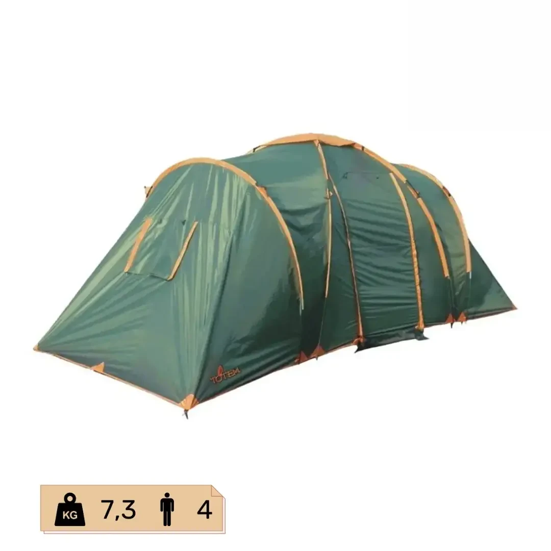 Намет 4-місний Totem Hurone UTTT-025 з наскрізним тамбуром (1762291541) - фото 3