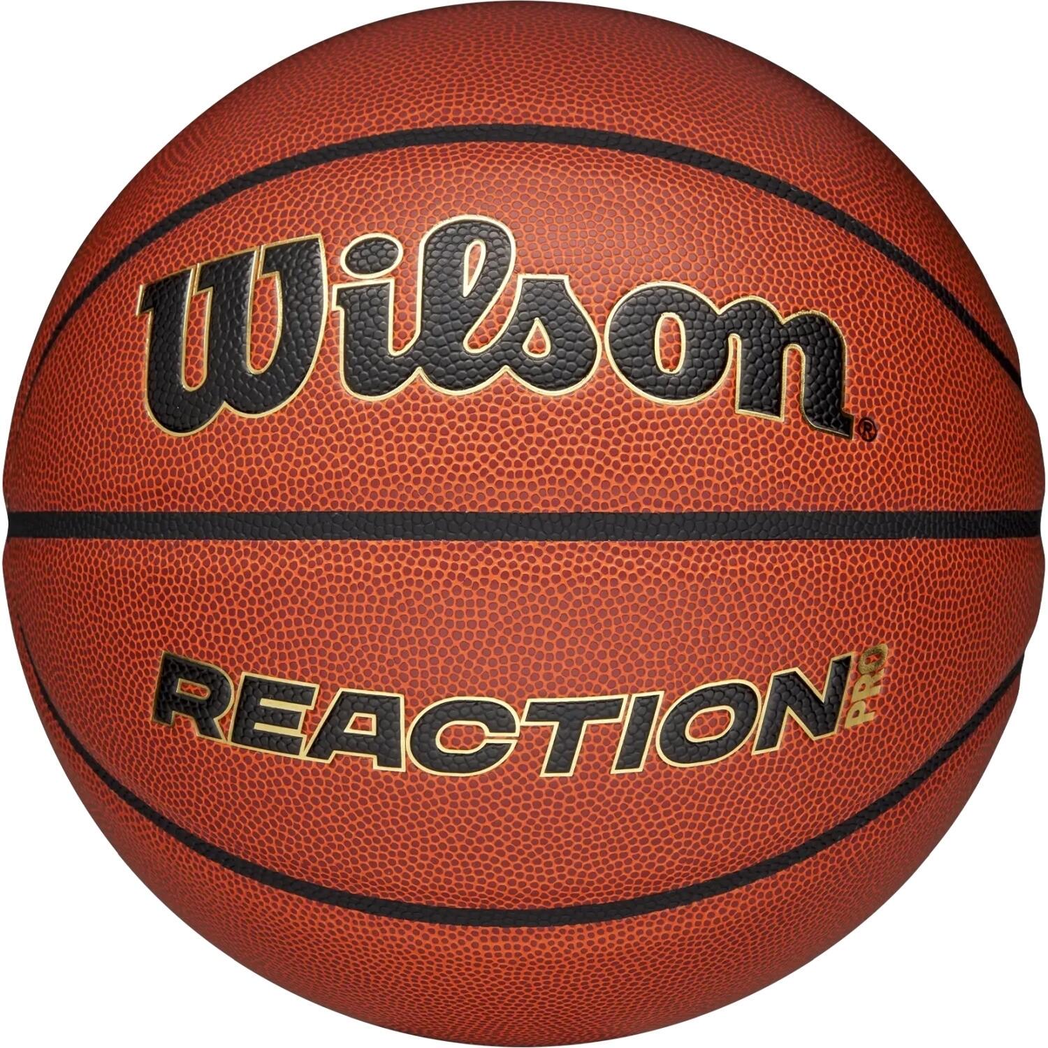 Баскетбольный мяч Wilson REACTION PRO р. 7 Коричневый (WZ2026601XB7)