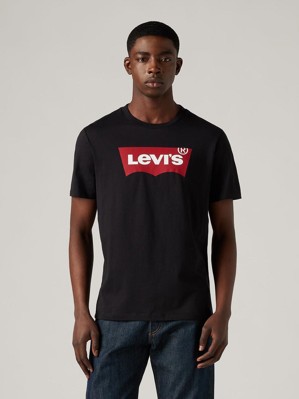 Футболка мужская Levi's Graphic Setin Neck L Черный (2424768814)