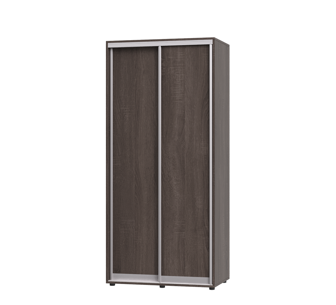 Шкаф-купе двухдверный Эверест ШК-01 110х60х220 см Дуб Сонома Трюфель (07092)
