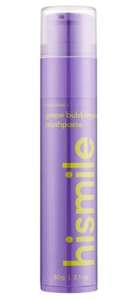 Зубная паста со вкусом виноградной жвачки Hismile Grape Bubblegum Toothpaste 60 г