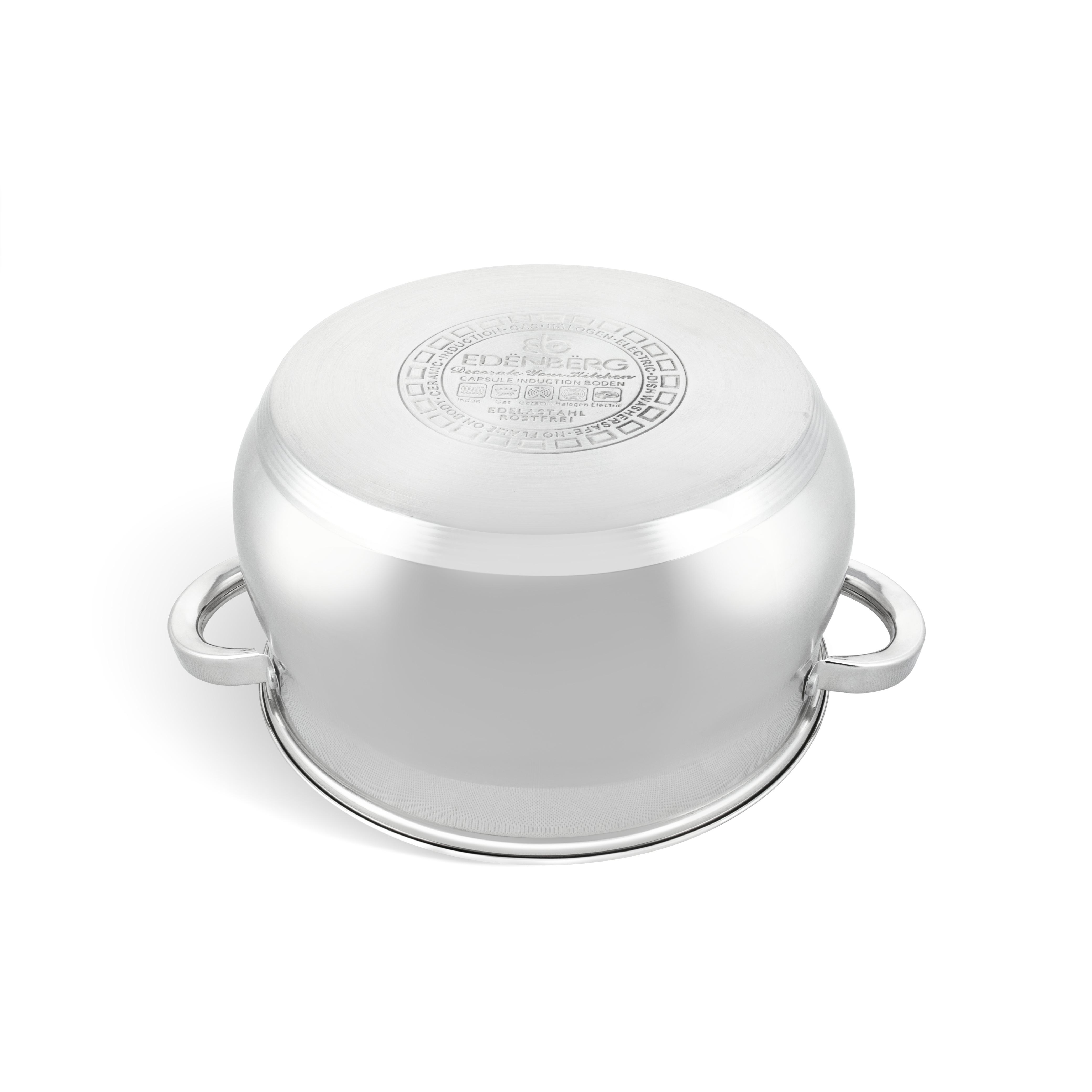 Кастрюля Edenberg с крышкой 5,1 л 22 см (EB-3726) - фото 2 Кастрюля Edenberg с крышкой 5,1 л 22 см (EB-3726) - фото 2