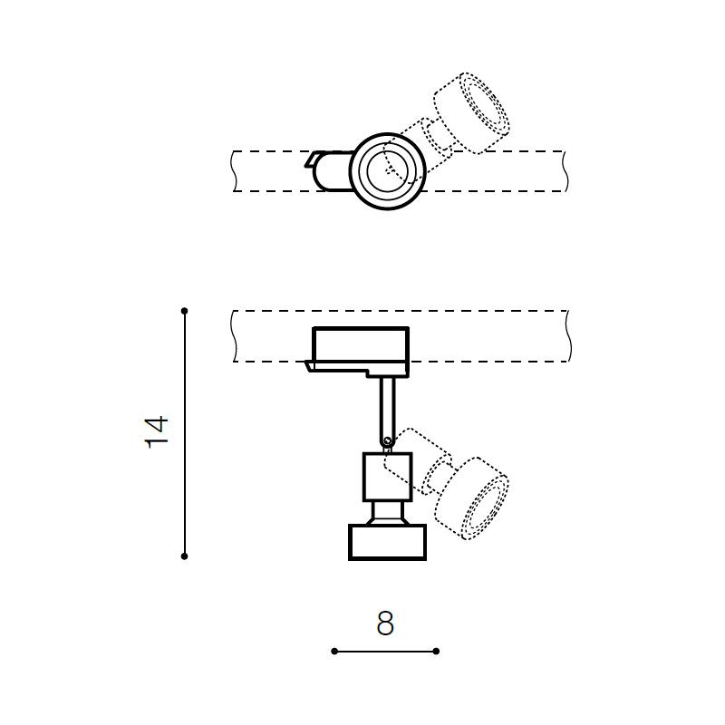 Трековый светильник Azzardo JANE TRACK BK (AZ2457) - фото 2 Трековый светильник Azzardo JANE TRACK BK (AZ2457) - фото 2