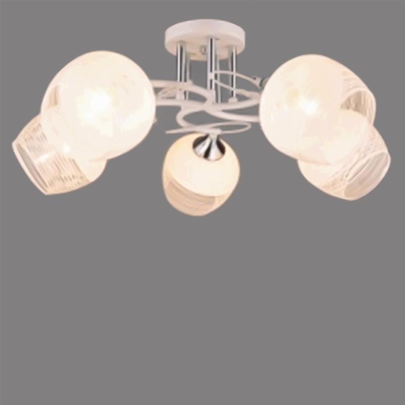Люстра потолочная Light House SR-17028/5 Белый/Хром