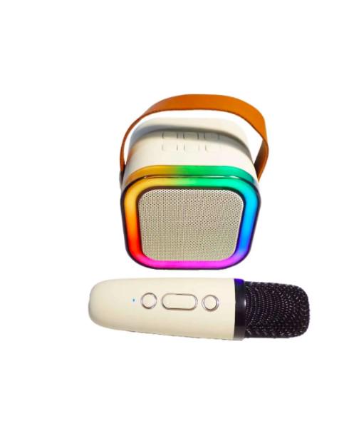 Колонка портативная с микрофоном Winso K12 10 W RGB Bluetooth/USB microSD AUX (VP-512) - фото 1