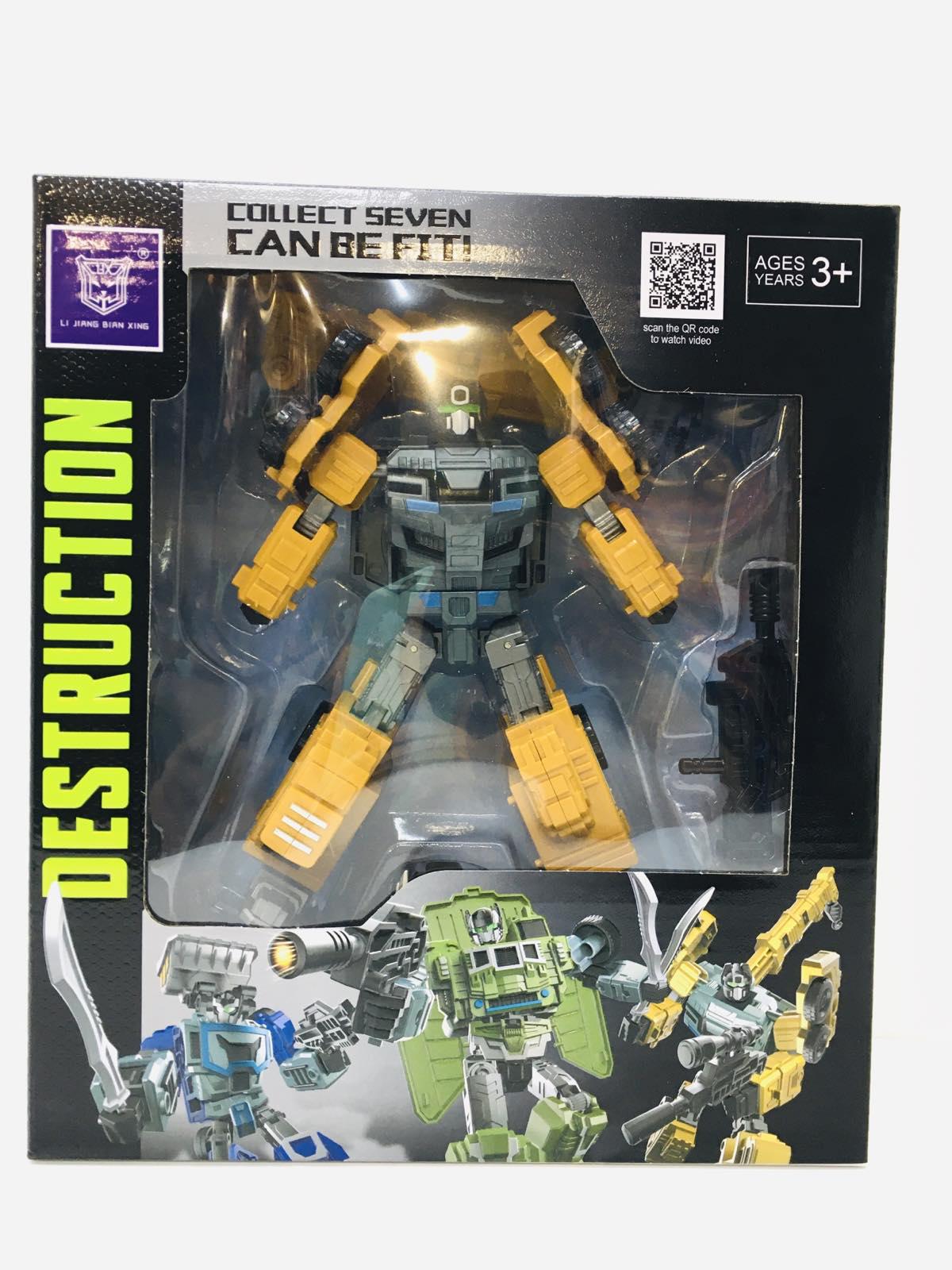 Трансформер Bambi Автокран Жовтий (LJ 1672 F)