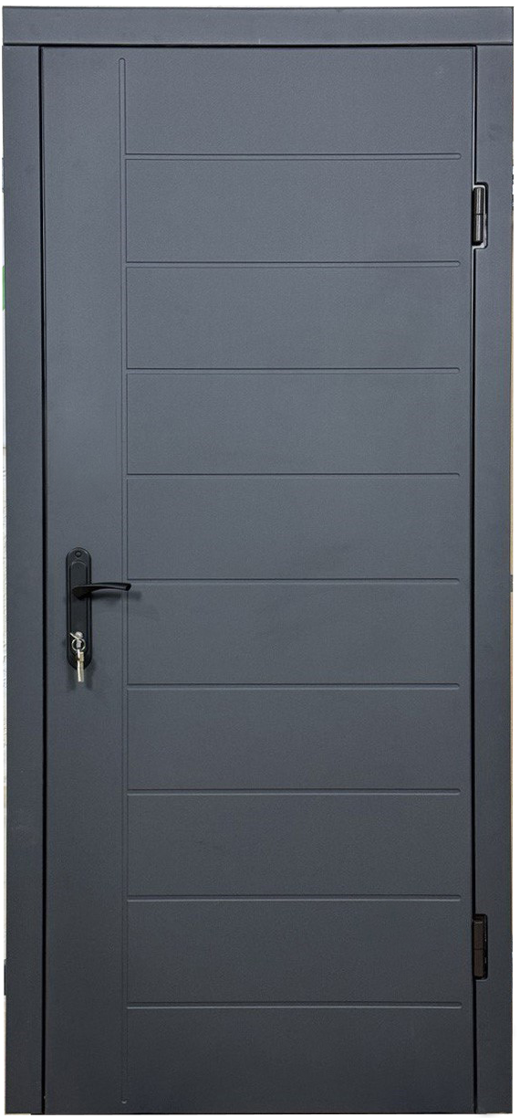 Двері вхідні праві MSM Вулкан МДФ/МДФ 2050х860 мм Графіт (105-1010) - фото 1 Двері вхідні праві MSM Вулкан МДФ/МДФ 2050х860 мм Графіт (105-1010) - фото 1