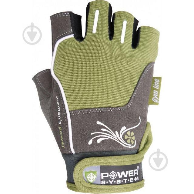 Перчатки для фитнеса и тяжелой атлетики Power System Woman Power PS-2570 XS Green