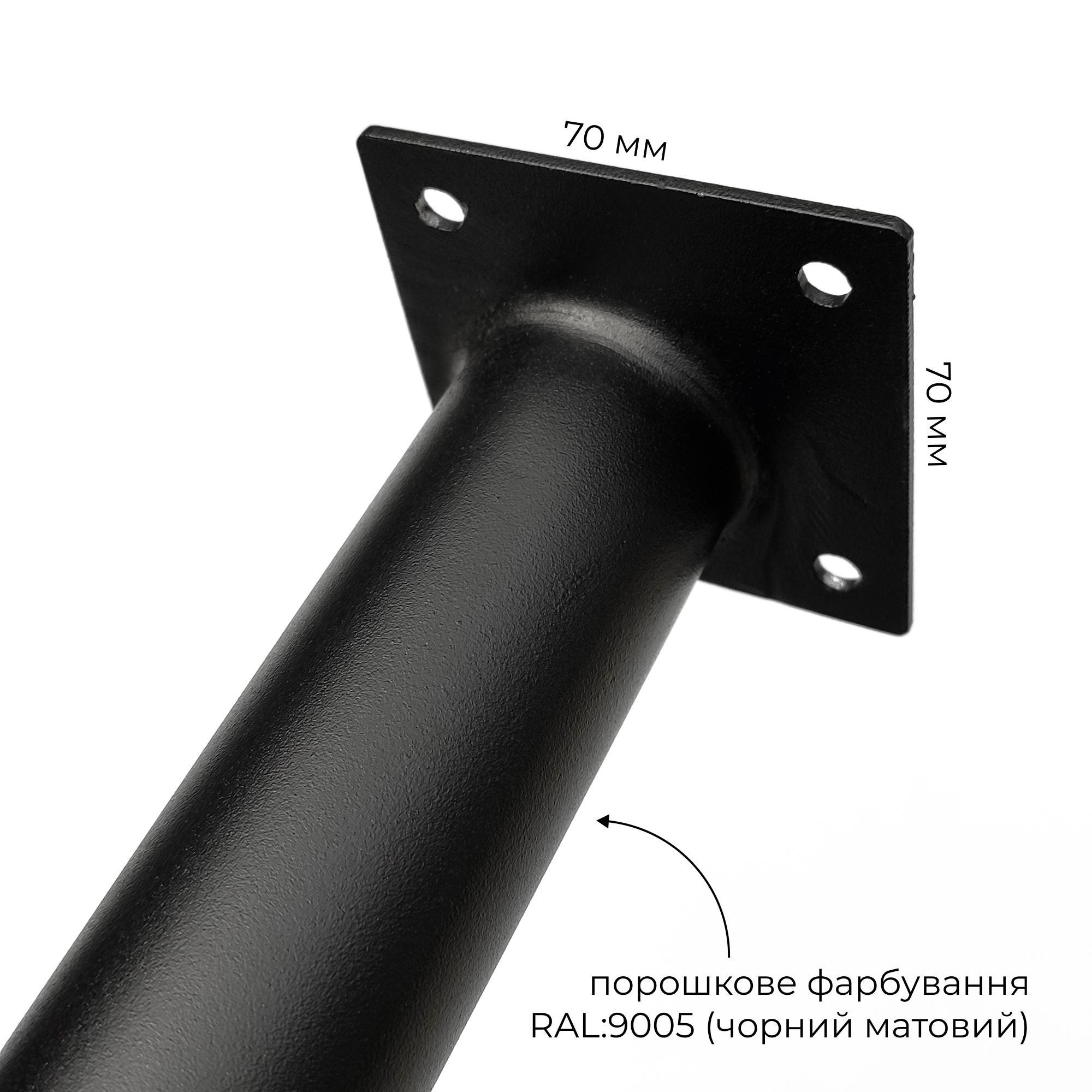 Мебельная ножка INSTIGO из металла 350 мм Черный (1409) - фото 3 Мебельная ножка INSTIGO из металла 350 мм Черный (1409) - фото 3