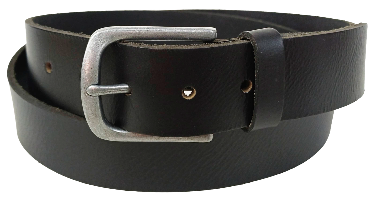 Ремень Dugros мужской универсальный натуральная кожа Черный