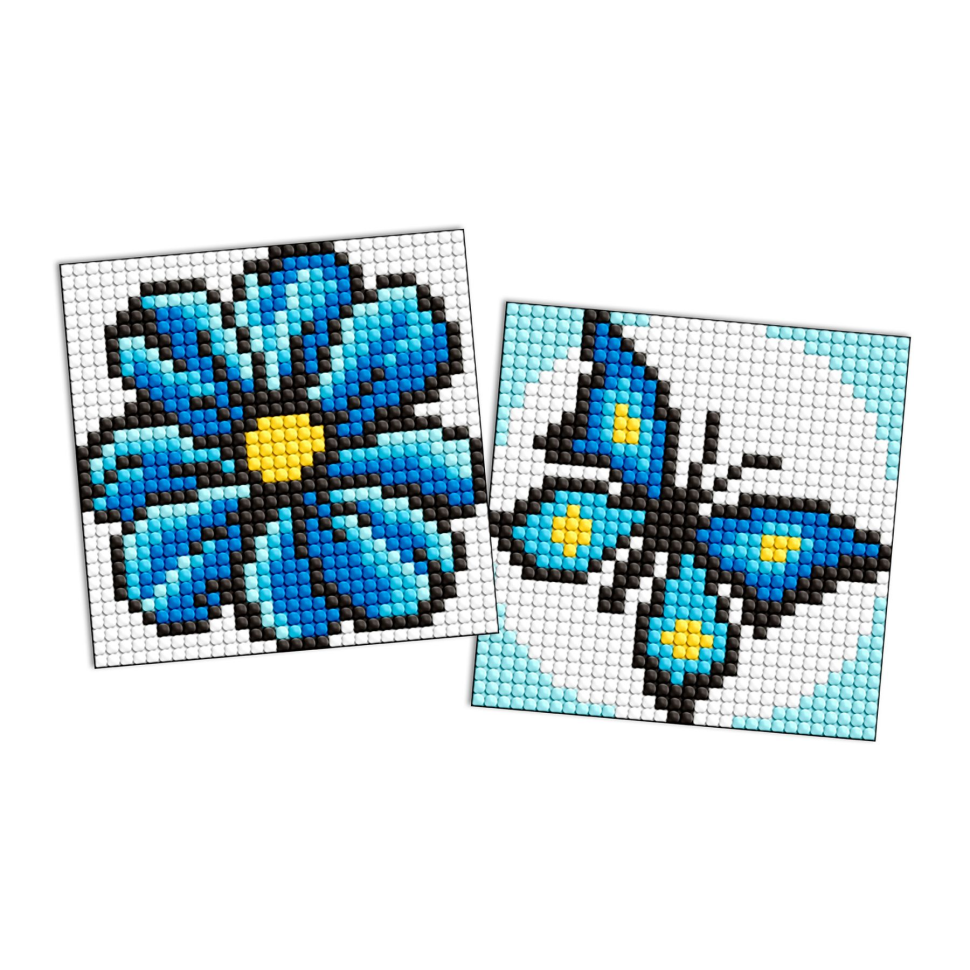 Алмазна мозаїка Ideyka Синій колір AMG1062 9x9 см (RLT50599)