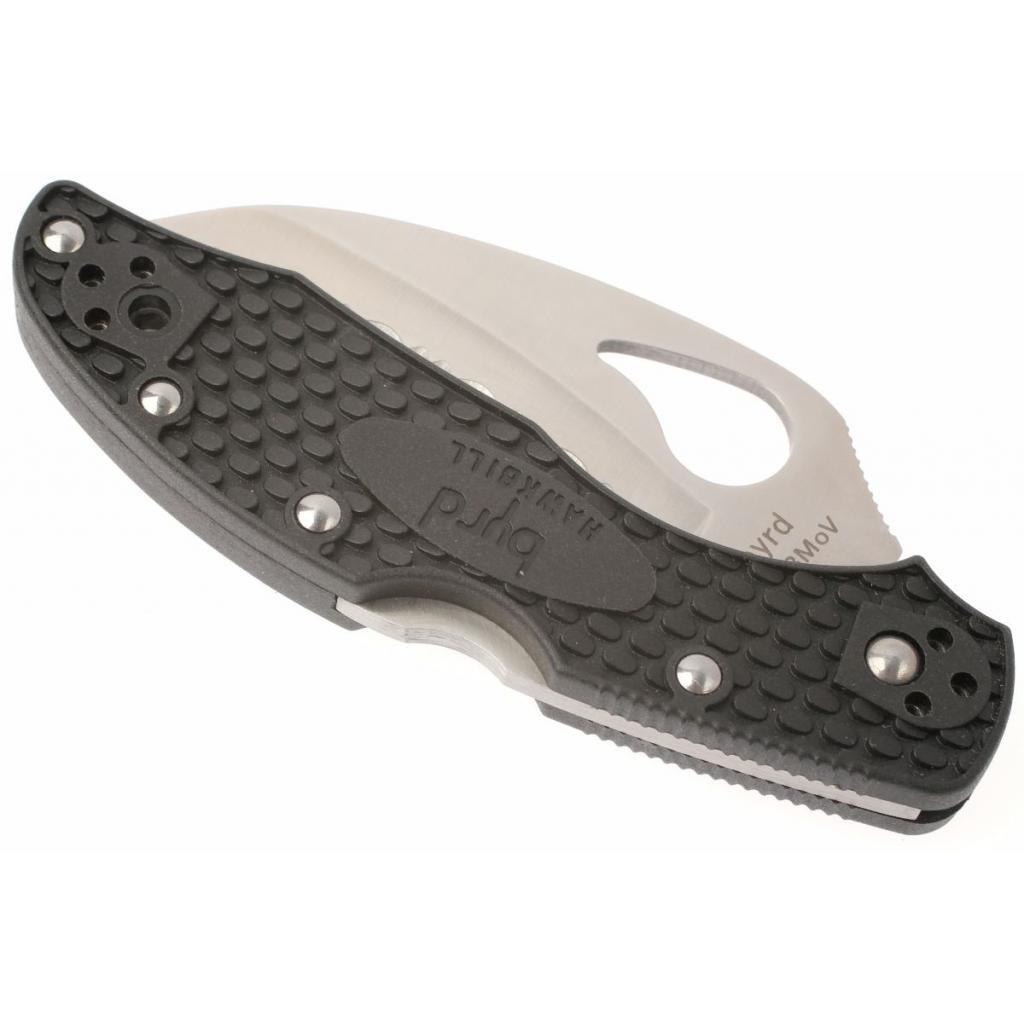 Ніж Spyderco Byrd Hawkbill серейтор (BY22SBK) - фото 5