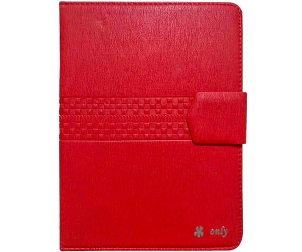 Чехол-книжка универсальный Only With Embossing на планшет 9-10" Красный