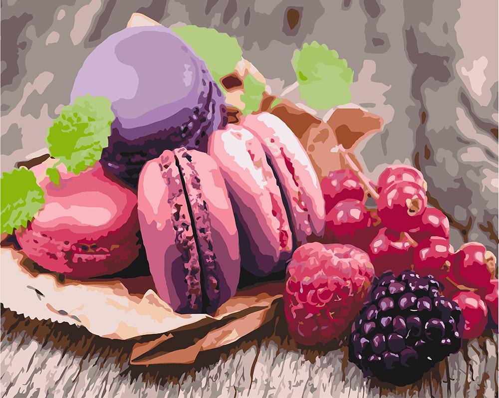 Картина по номерам Идейка "Малиновое настроение" 40х50 см (KH5563)