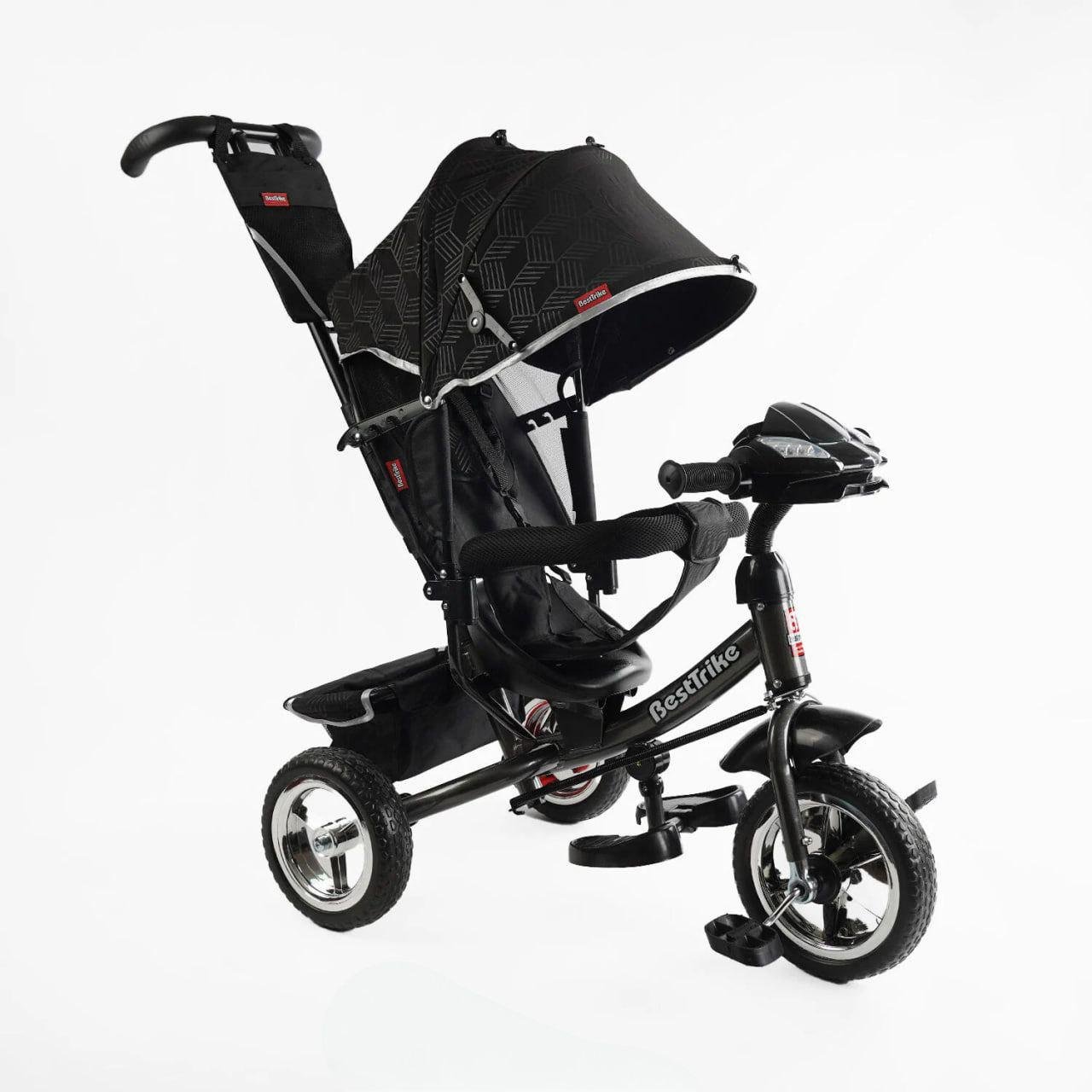 Велосипед Best Trike трехколесный с музыкальной панелью Черный (6588/62-403)